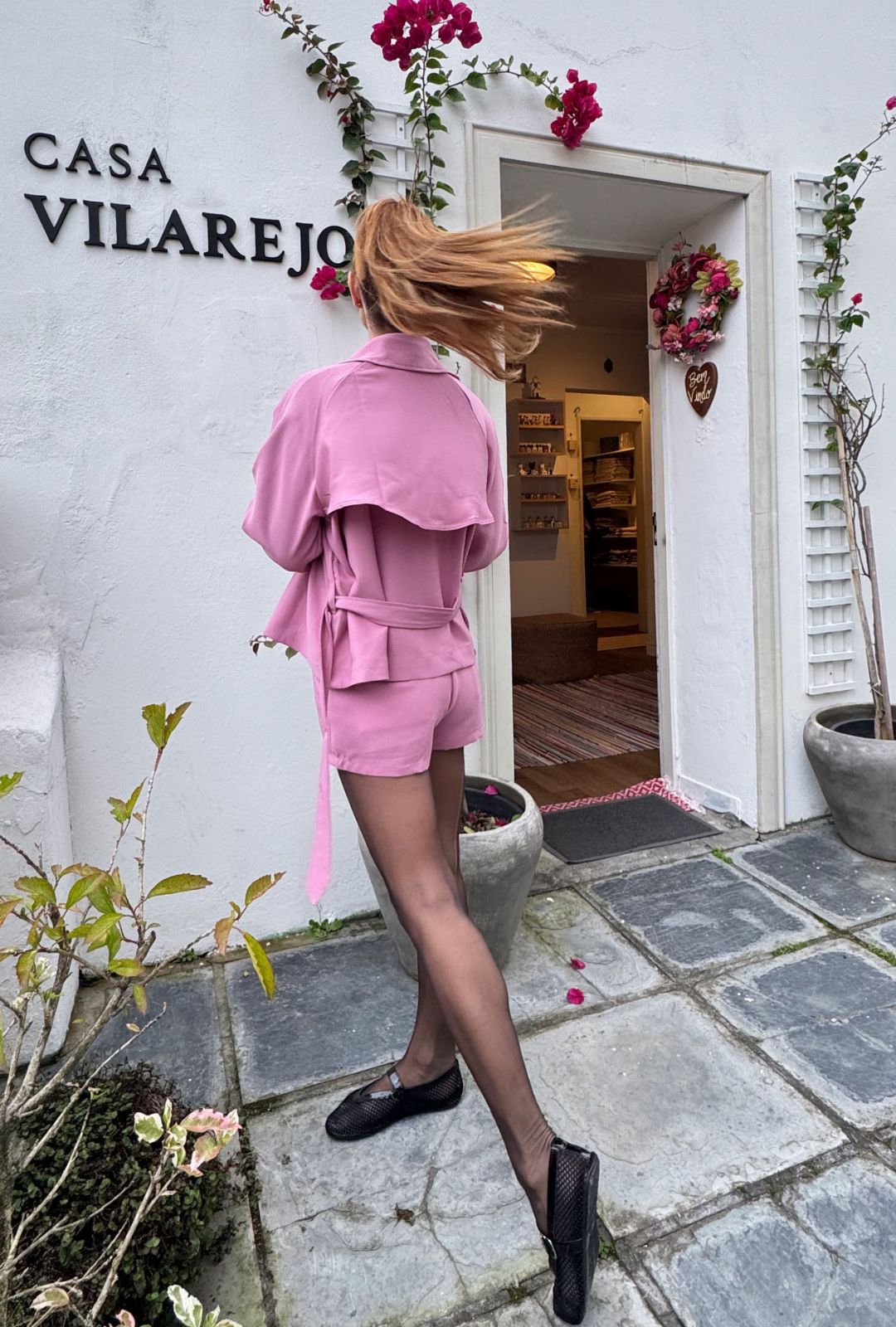 Mini Short Leandra - Rosa chá - Imagem 5