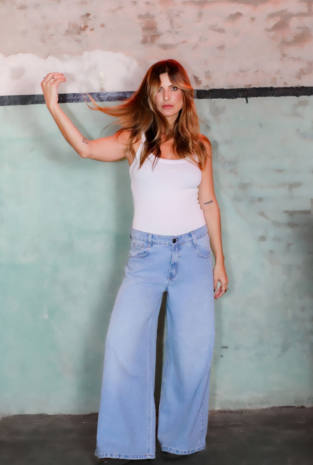 Calça Jeans Pantalona Alana - Imagem 4